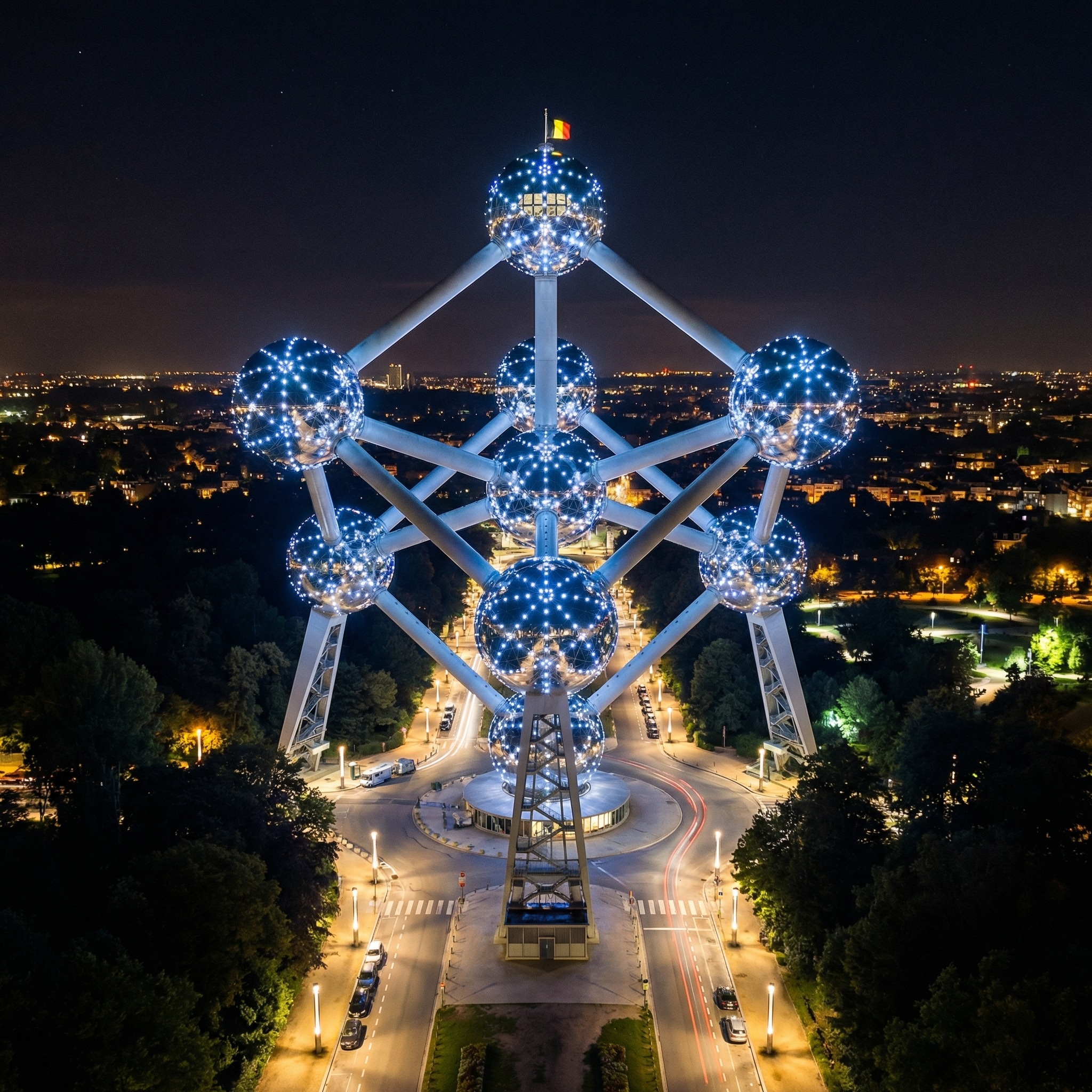Atomium night